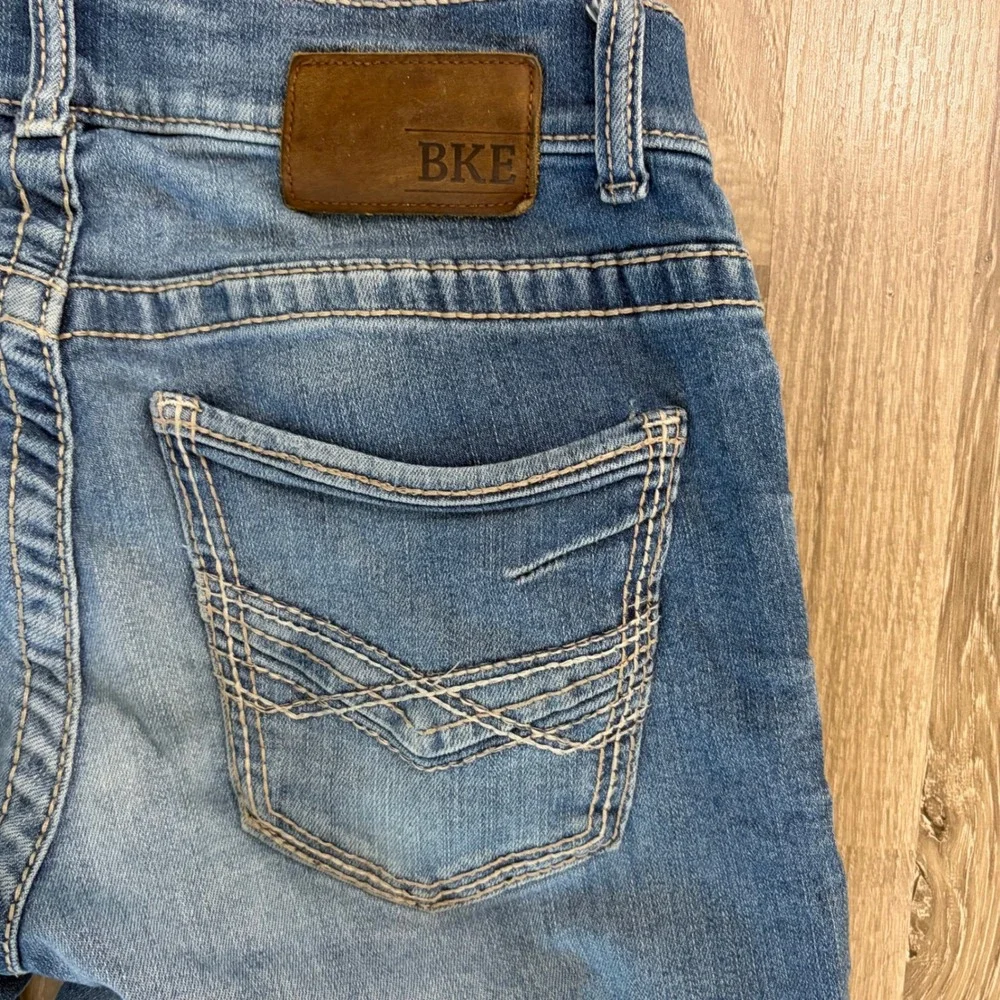 BKE Alec‎ Straight Leg Mens Jeans Blue 30R (28x30) Denim Western Biker